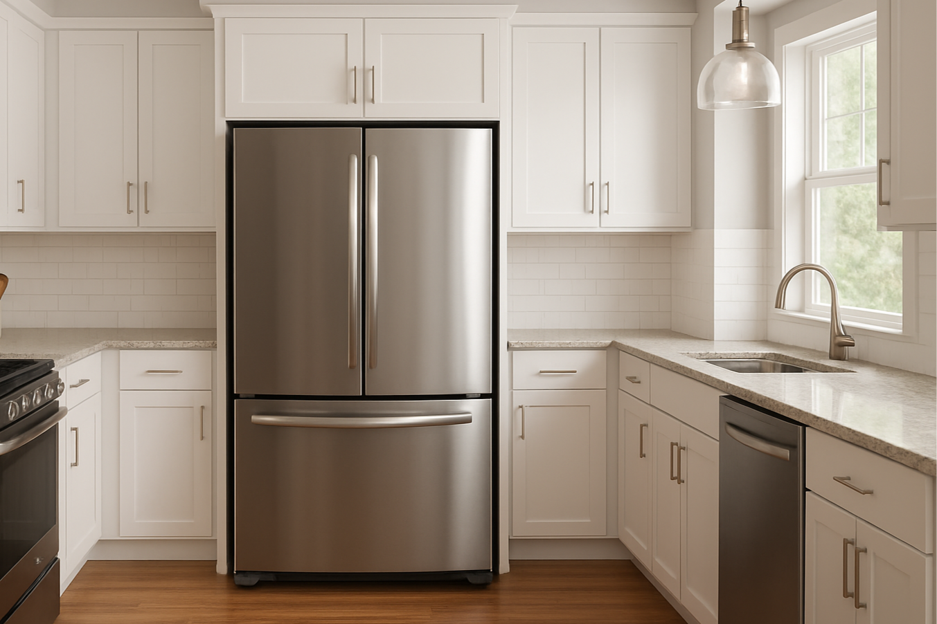 KITCHEN WITH REFRIGERATOR