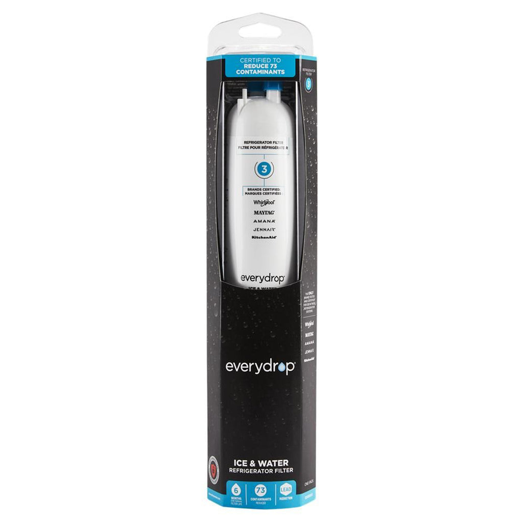 3-Pack Everydrop Water Filter 3 – 4396710 EDR3RXD1 Whirlpool Refrigerator Water Filter Replacement Fridge Filter